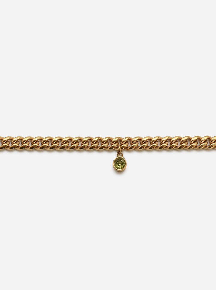 Personalized Cuba Birthstone Bracelet - Armkette (wasserfest)