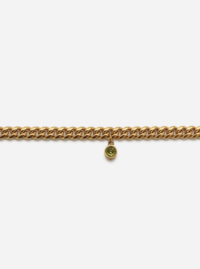 Personalized Cuba Birthstone Bracelet - Armkette (wasserfest)