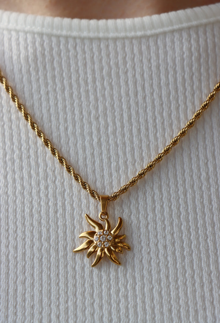 Personalized Edelweiss Charm - Anhänger (wasserfest)