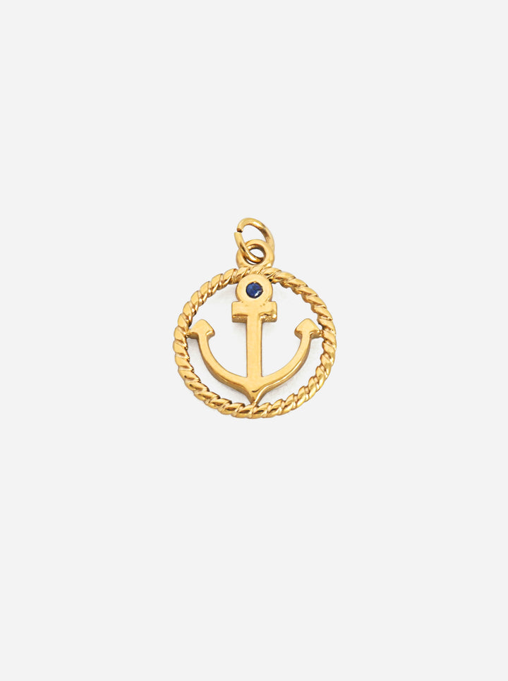 Personalized Shiny Anchor Charm - Anhänger (wasserfest)