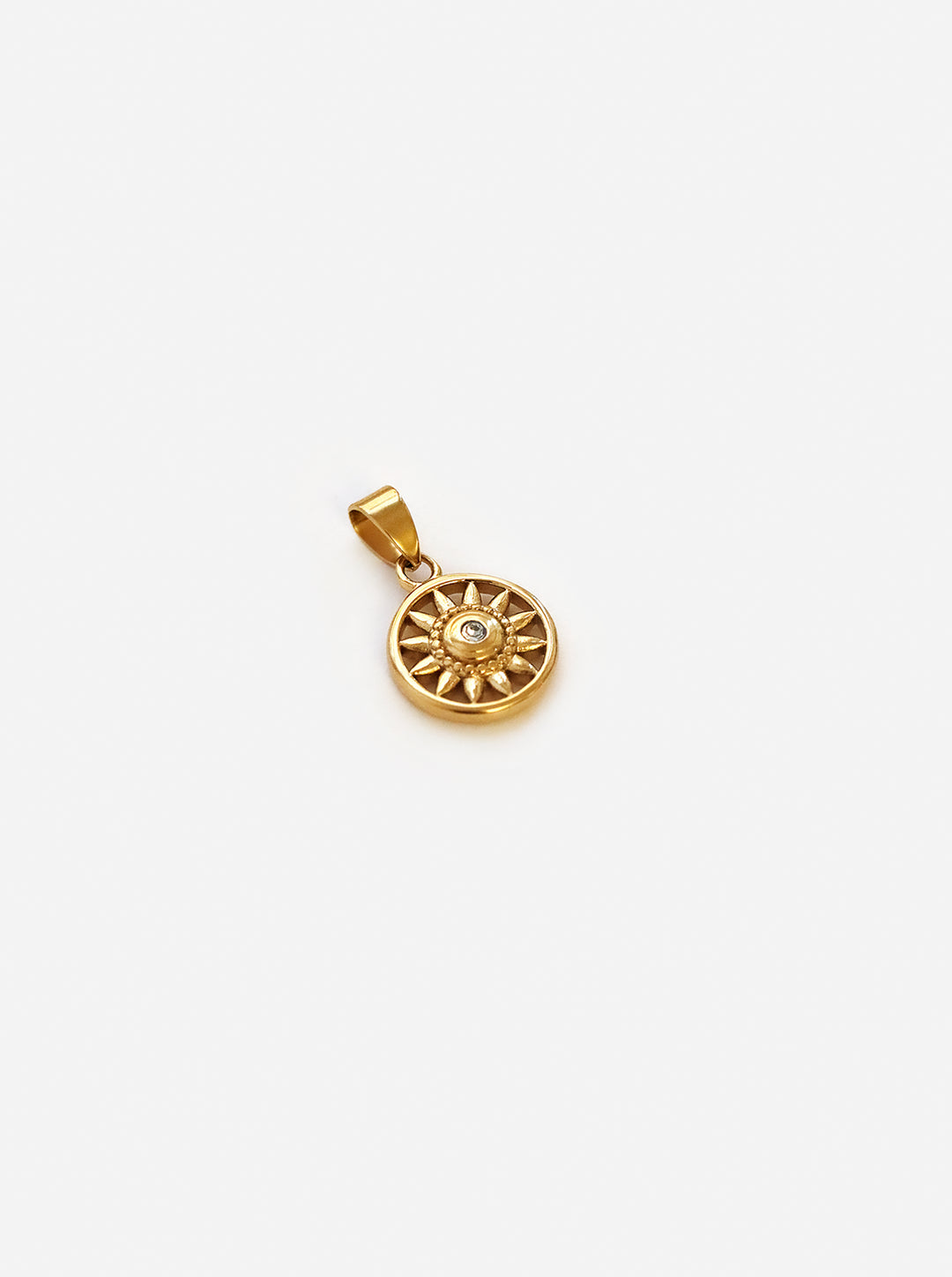 Personalized Shiny Sun Charm - Anhänger (wasserfest)