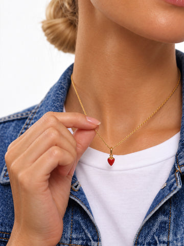 Personalized Strawberry Charm - Anhänger (wasserfest)