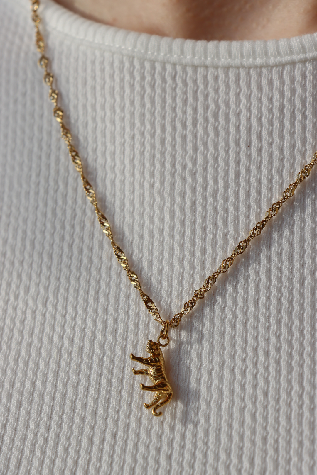 Personalized Tiger Charm - Anhänger (wasserfest)