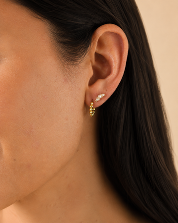 Three Pearls Stud - Piercing (wasserfest)