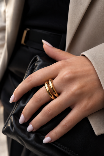 Double Coco Ring Set (wasserfest)