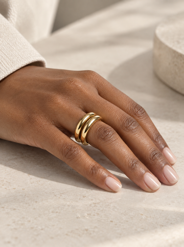 Double Coco Ring Set (wasserfest)
