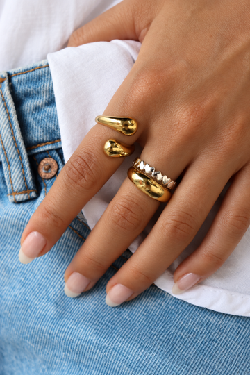 Many Hearts Ring - Friendship Set (wasserfest)