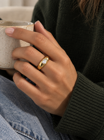 Shiny Love Bold Lu Ring - Fingerring (wasserfest)