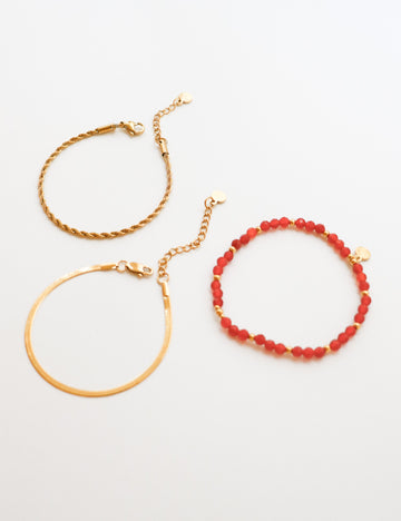 Amélie Ria Bombay Bracelet - Armschmuck Set (wasserfest)