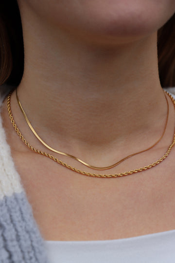 Everyday Amélie Ria Necklace - Halsketten Layering Set (wasserfest)