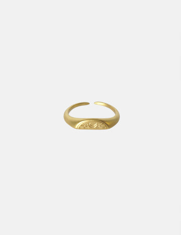 Moon Ring (matt) - Fingerring (wasserfest)