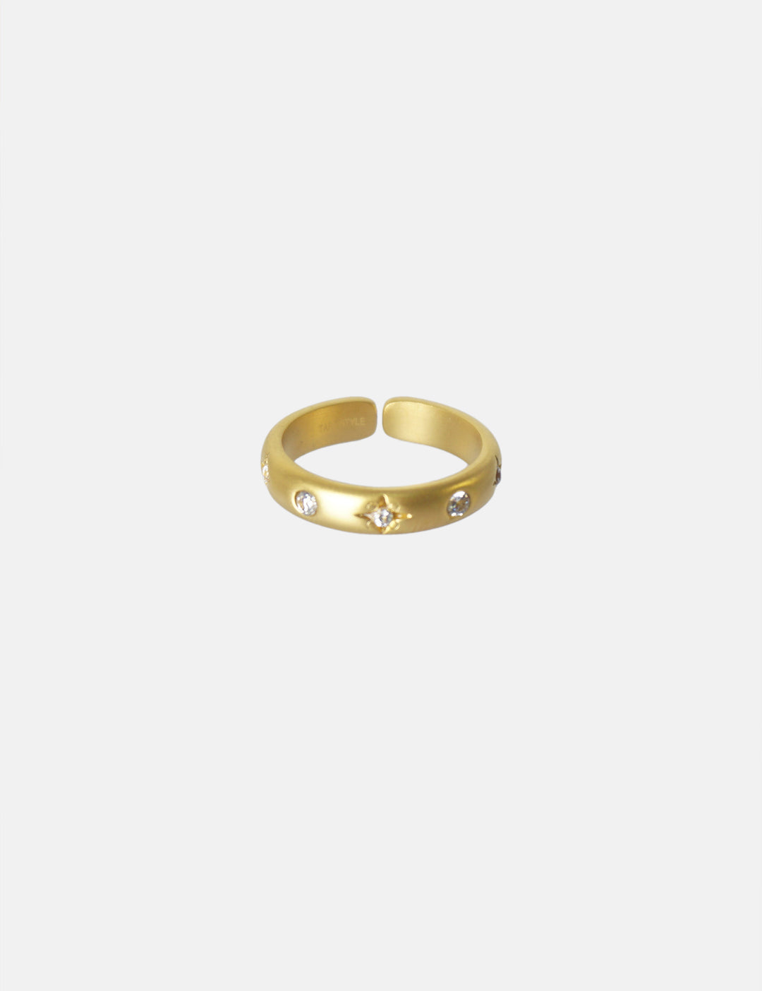 Starburst Ring (matt) - Fingerring (wasserfest)