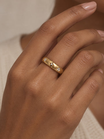 Starburst Ring - Fingerring (wasserfest)