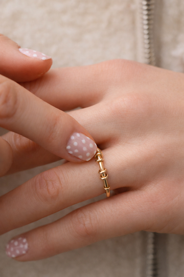 Fidget Spiral (Anti Stress Spinner) - Fingerring (wasserfest)