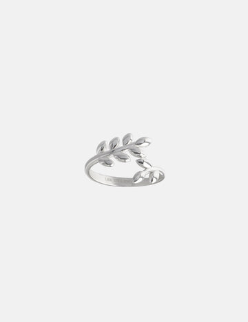 Two Leaves Ring - Fingerring (wasserfest)
