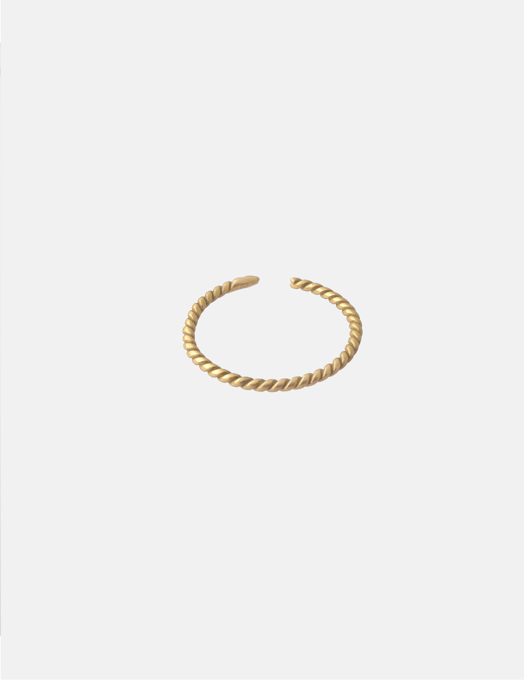 Twisted Ring - Fingerring (wasserfest)