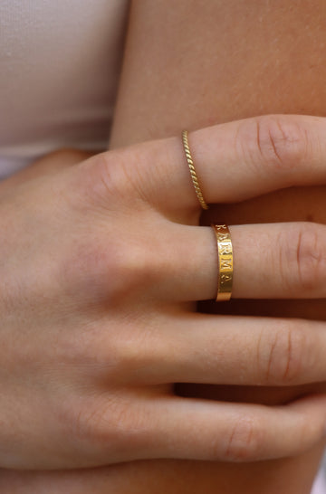 Lisa Karma Ring - Fingerring (wasserfest)