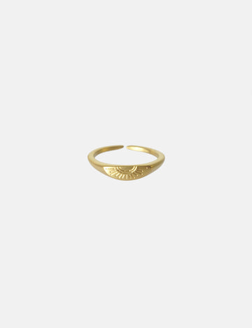 Sun Ring (matt) - Fingerring (wasserfest)