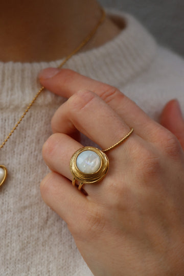 Vintage Dot Ring - Fingerring (wasserfest)