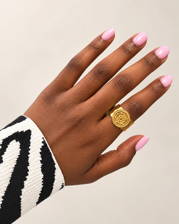 Turtle Signet Ring - Fingerring (wasserfest)