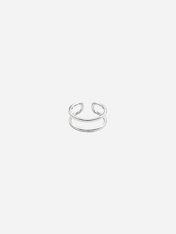 Double Row Ring - Fingerring Men (wasserfest)