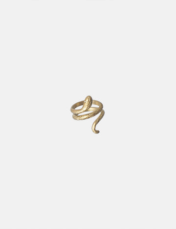 Snake Ring (matt) - Fingerring (wasserfest)