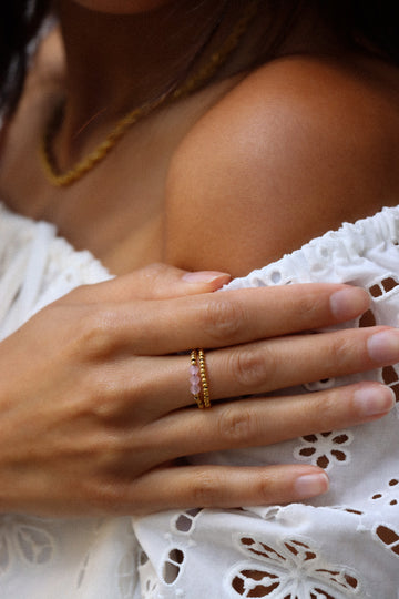 Sia Stone Ring - Fingerring (wasserfest)