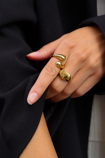 Drops Ring - Fingerring (wasserfest)