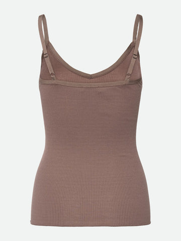 Silk strap top - Rosemunde
