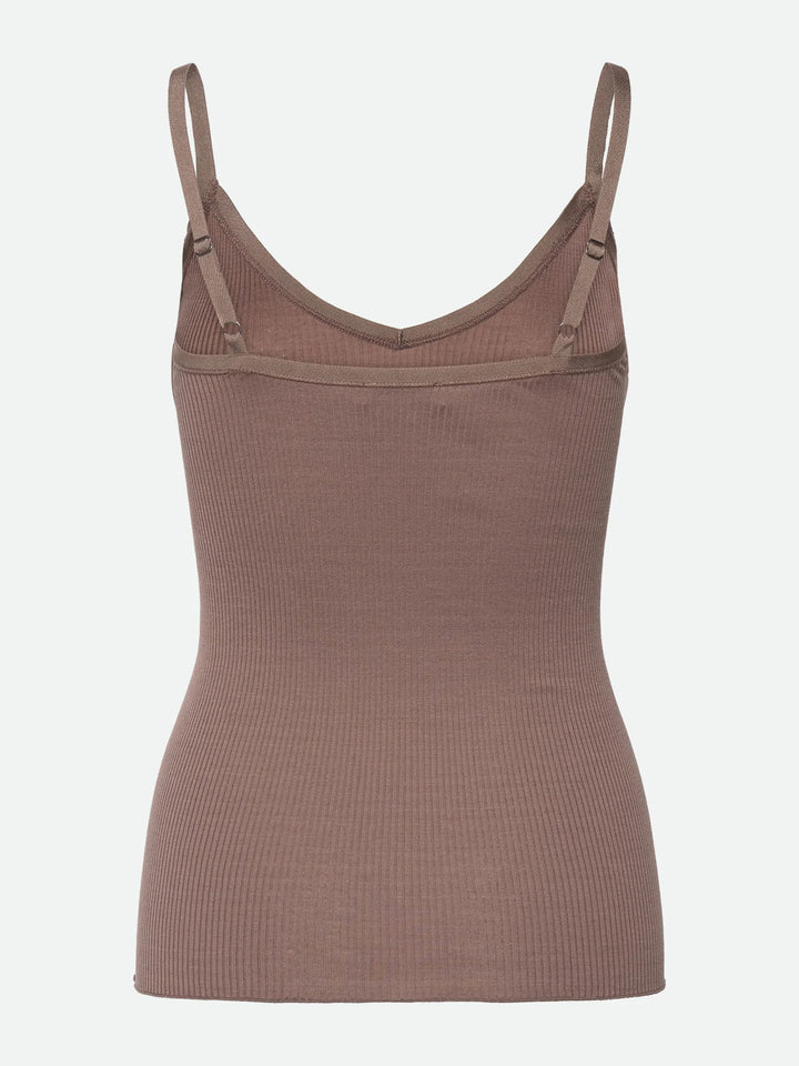 Silk strap top - Rosemunde
