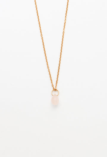 Personalized Moon Love Necklace - Halskette mit Stein (wasserfest)