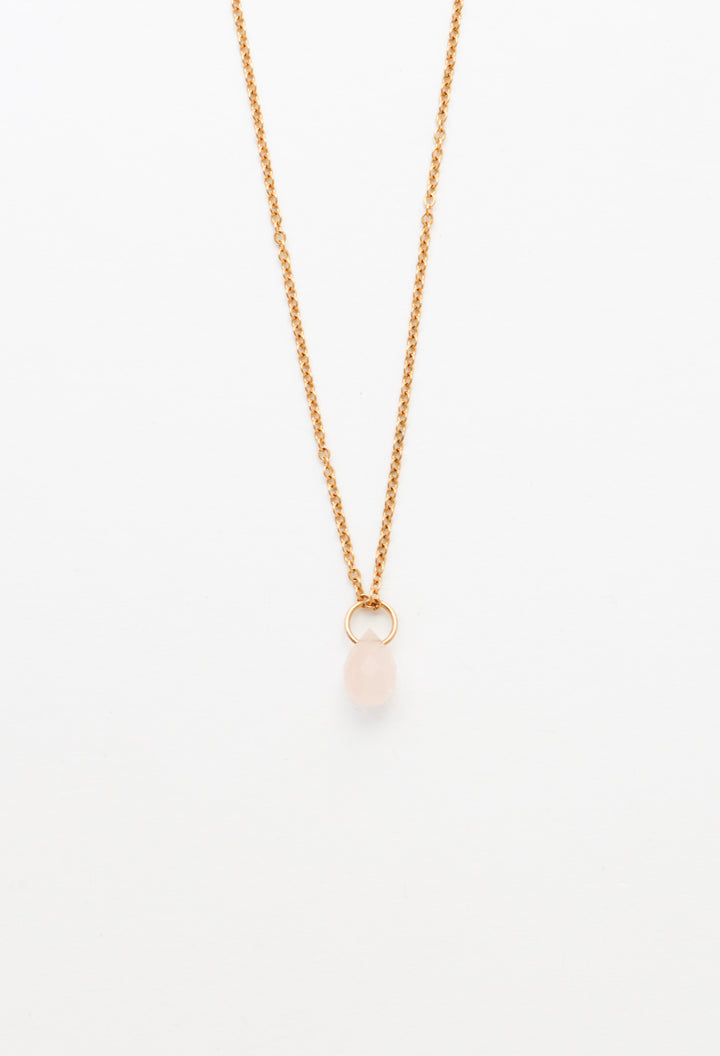 Personalized Moon Love Necklace - Halskette mit Stein (wasserfest)