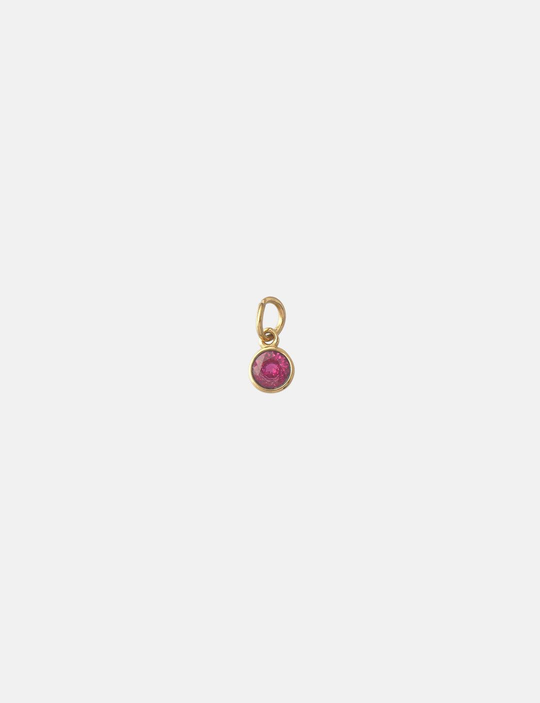 Personalized Edelstein Birthstone Charm - Anhänger (wasserfest)