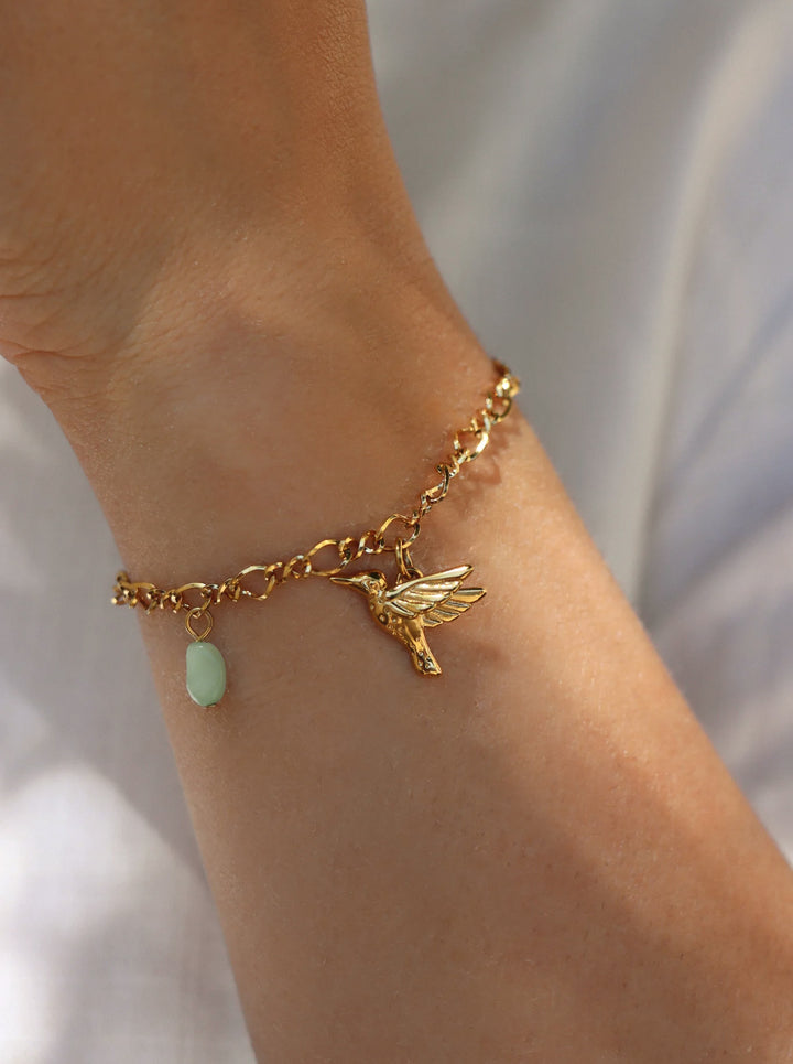 Personalized Hummingbird Charm - Anhänger (wasserfest)