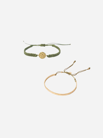 Karma Coin Bracelet - Armschuck Set (wasserfest)