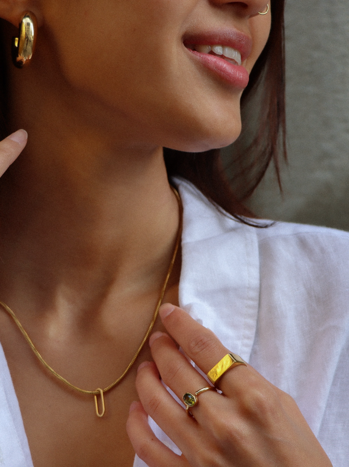 Amélie Round Necklace - Halskette (wasserfest)