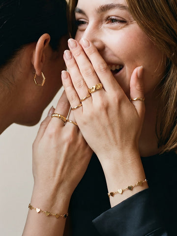 Full Hearts Bracelet - Friendship Set (wasserfest)