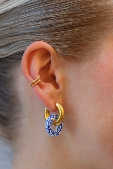 Everyday Blue Love Set Hoops - 6er-Anhänger Set