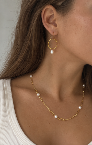 Everyday Brooklyn Pearl Set - Schmuckset (wasserfest)
