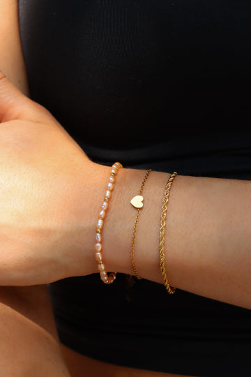 Sonia Pearl Love Bracelet - Armband (wasserfest)
