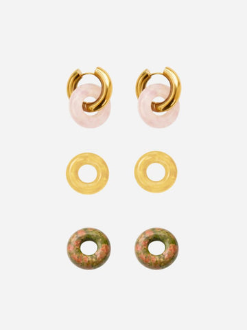 Coco Japanese Summer Hoops - 6er-Anhänger Set