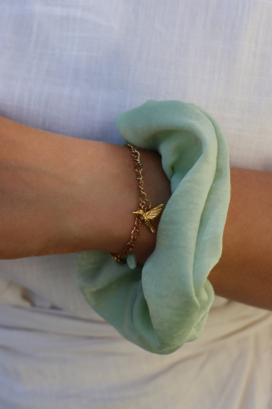 Shiny Lauren Scrunchie - seidiges Haargummi