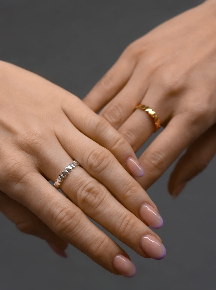 Many Hearts Ring - Friendship Set (wasserfest)