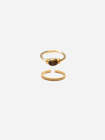 Vintage Stone India Ring Set (wasserfest)