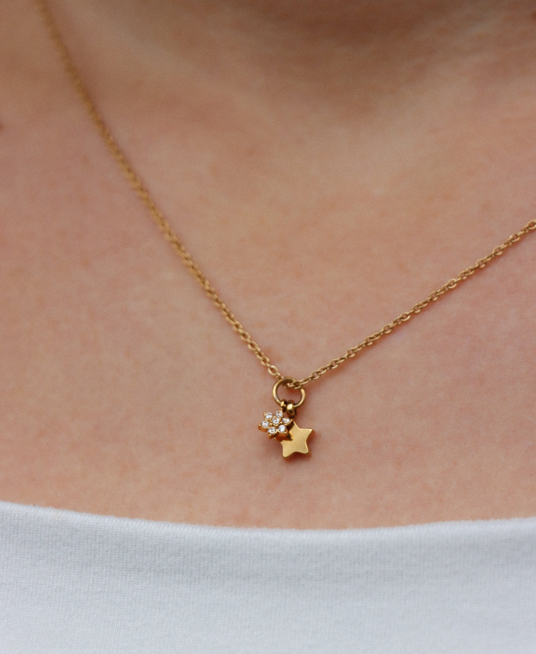 Shiny Stars Necklace - Halskette (wasserfest)
