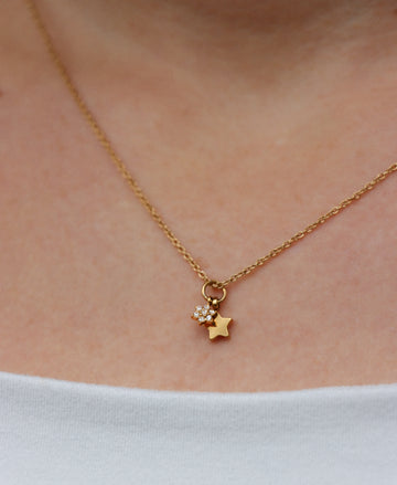 Shiny Stars Necklace - Halskette (wasserfest)