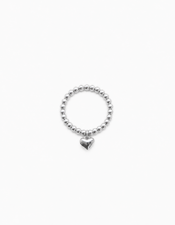 Sia Bold Heart Ring - Fingerring (wasserfest)