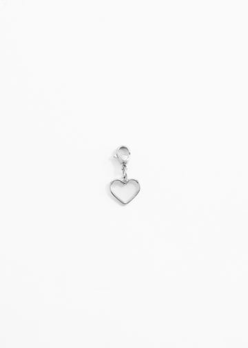Personalized Simple Heart Charm - Anhänger (wasserfest)