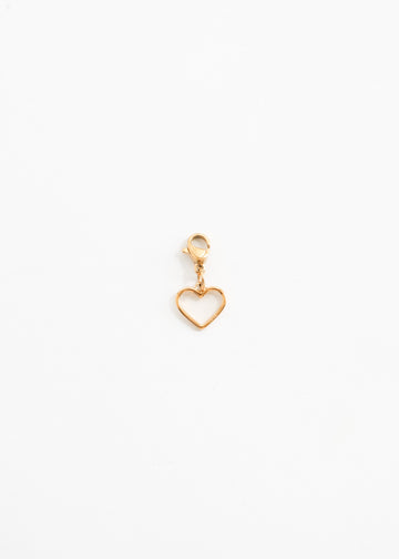 Personalized Simple Heart Charm - Anhänger (wasserfest)