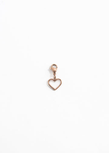 Personalized Simple Heart Charm - Anhänger (wasserfest)